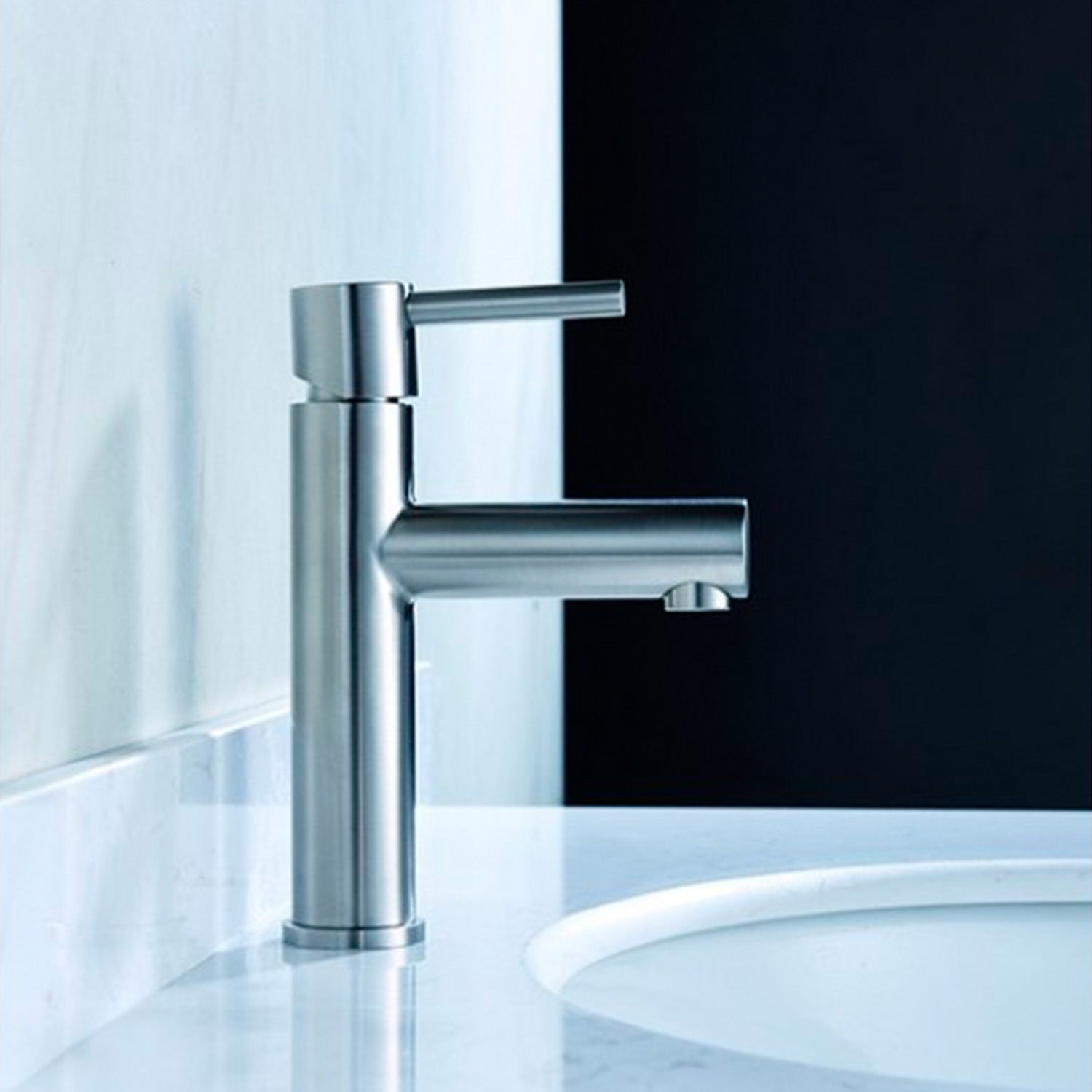 Miscelatore lavabo Moscú accaio S316