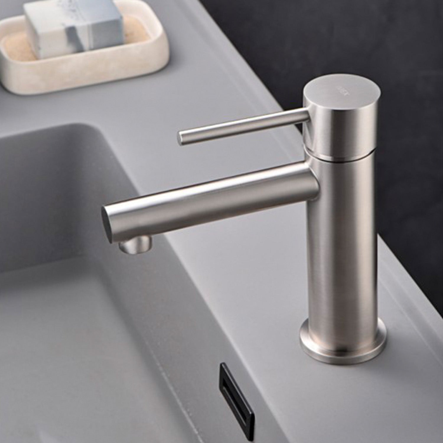 Miscelatore lavabo Moscú accaio S316