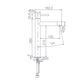 Miscelatore lavabo alto Moscú accaio S31