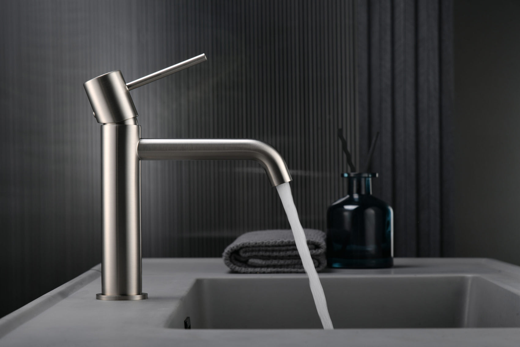Miscelatore lavabo Monza nikel spazzolat