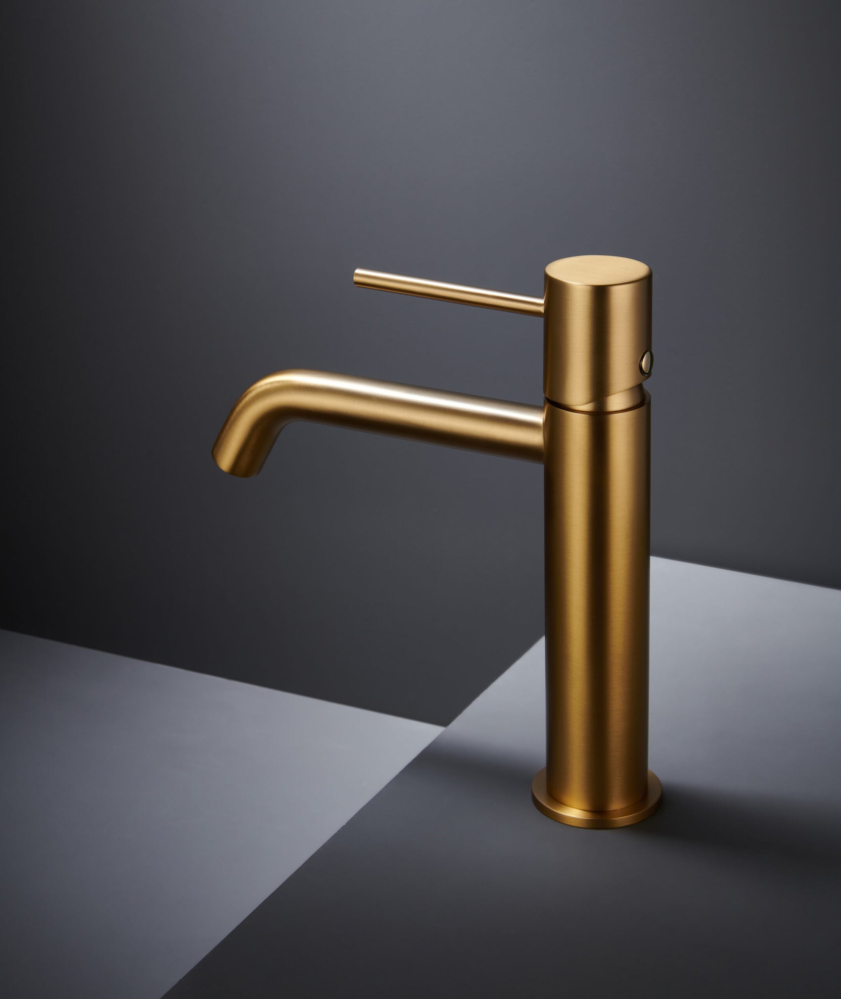 Miscelatore lavabo Monza oro spazzolato