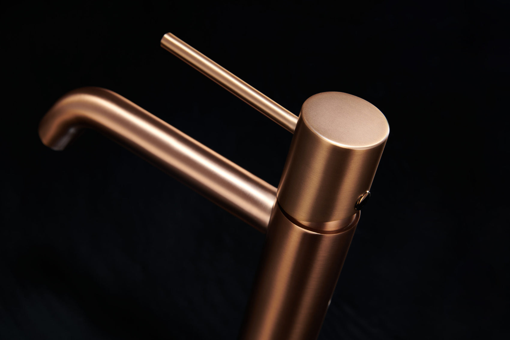 Miscelatore lavabo Monza oro rosa spazzo