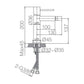 Miscelatore bidet Monza black gun metal