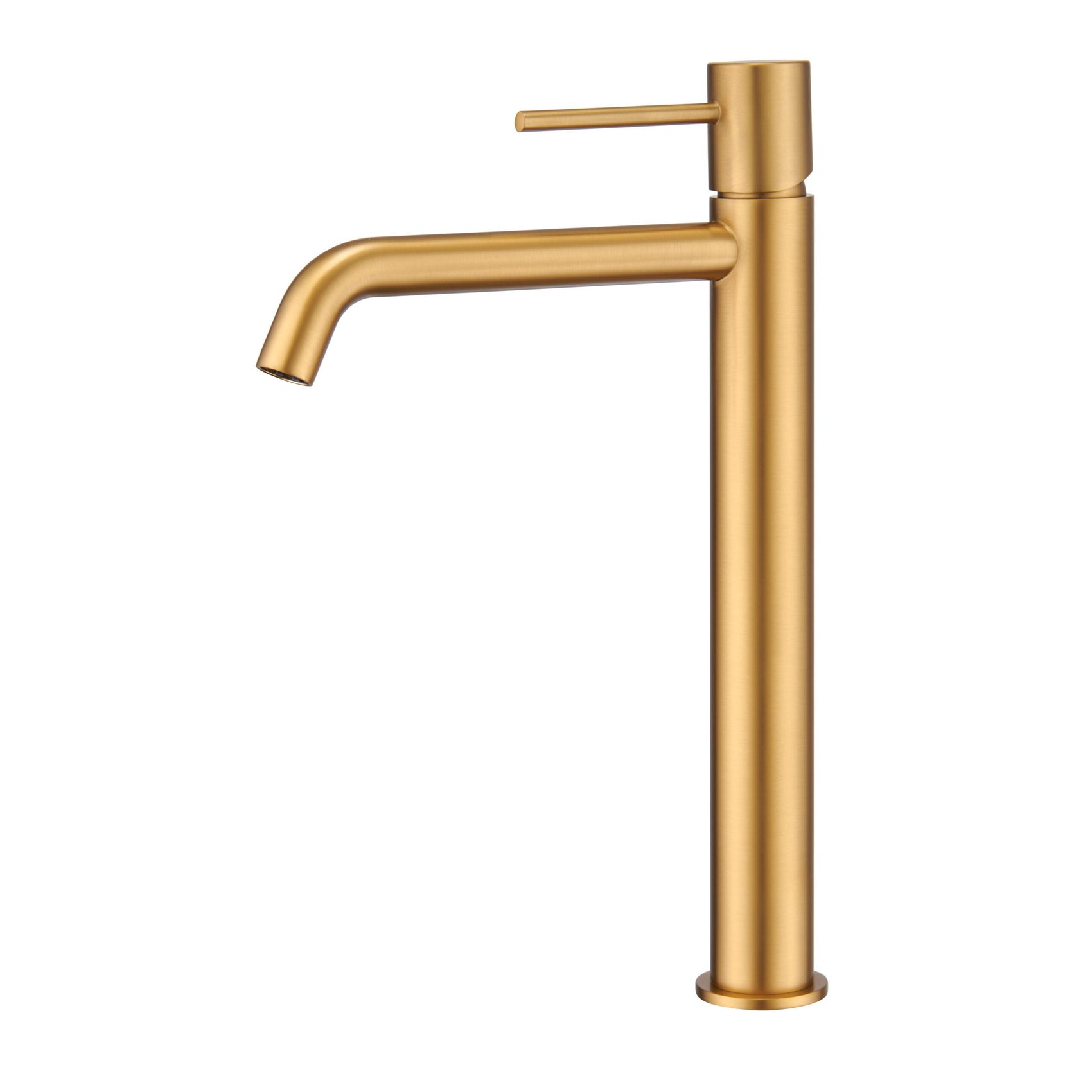 Miscelatore lavabo alto Monza oro spazzo