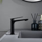 Miscelatore lavabo Nápoles nero opaco