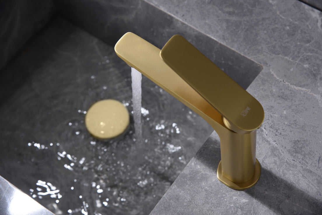 Miscelatore lavabo Nápoles oro spazzolat