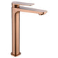 Miscelatore lavabo alto Nápoles oro rosa