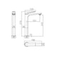 Miscelatore lavabo alto Nápoles oro rosa