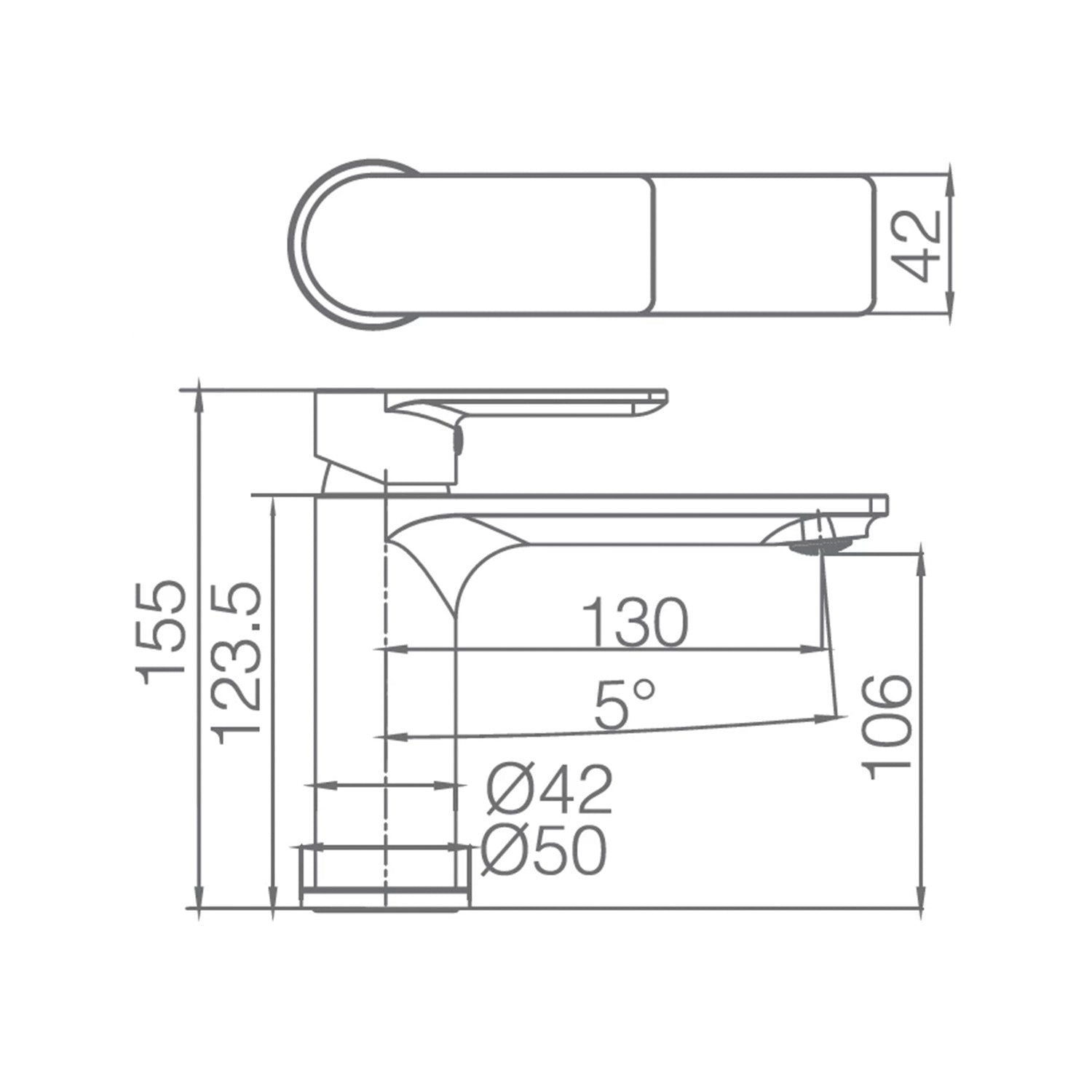 Miscelatore lavabo Saona