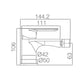 Miscelatore bidet Saona