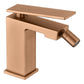 Miscelatore bidet Pisa oro rosa spazzala