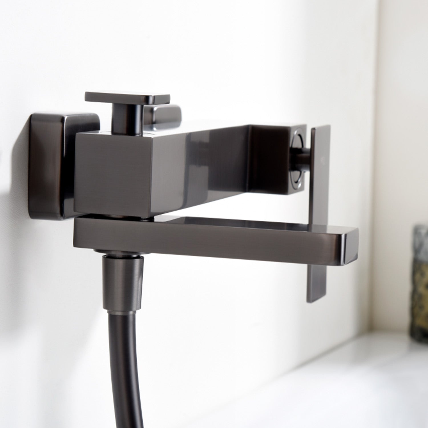 Miscelatore vasca-doccia Pisa black gun