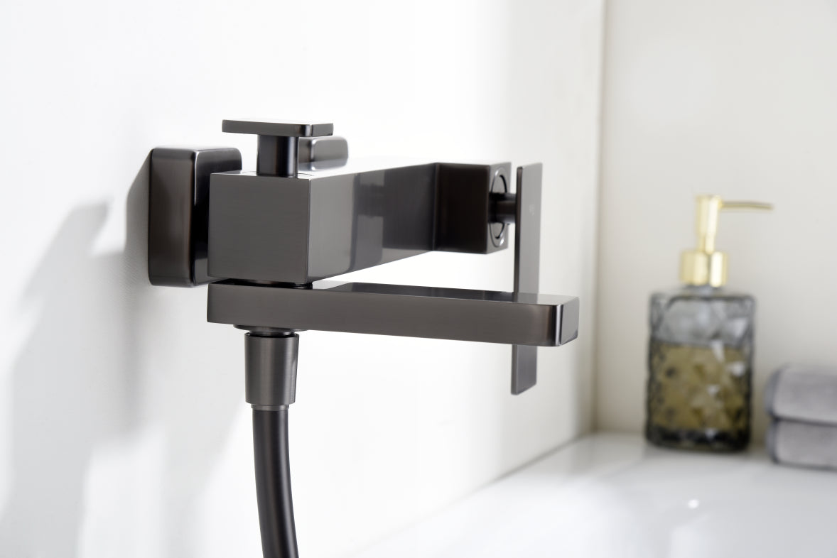 Miscelatore vasca-doccia Pisa black gun