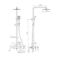 Colonna doccia miscelatore Pisa black gu