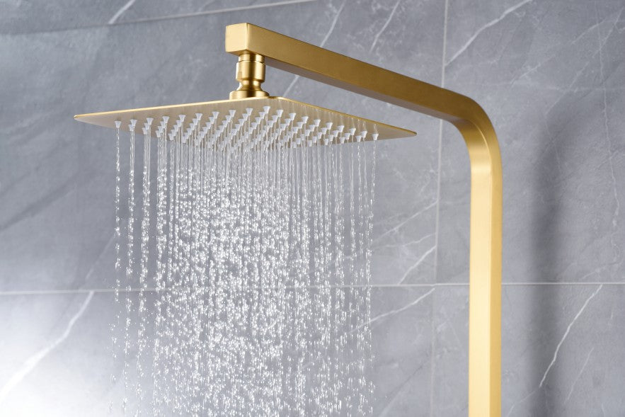 Colonna doccia miscelatore Pisa oro spaz