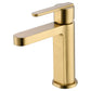 Miscelatore lavabo Roma oro spazzolato