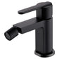 Miscelatore bidet Roma nero opaco