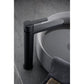Miscelatore lavabo alto Roma nero opaco