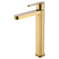 Miscelatore lavabo alto Roma oro spazzol