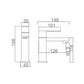 Miscelatore lavabo Valencia finitura cromata