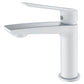 Miscelatore lavabo Luxor bianco opaco