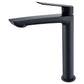 Miscelatore lavabo alto serie Luxor finiture nero opaco
