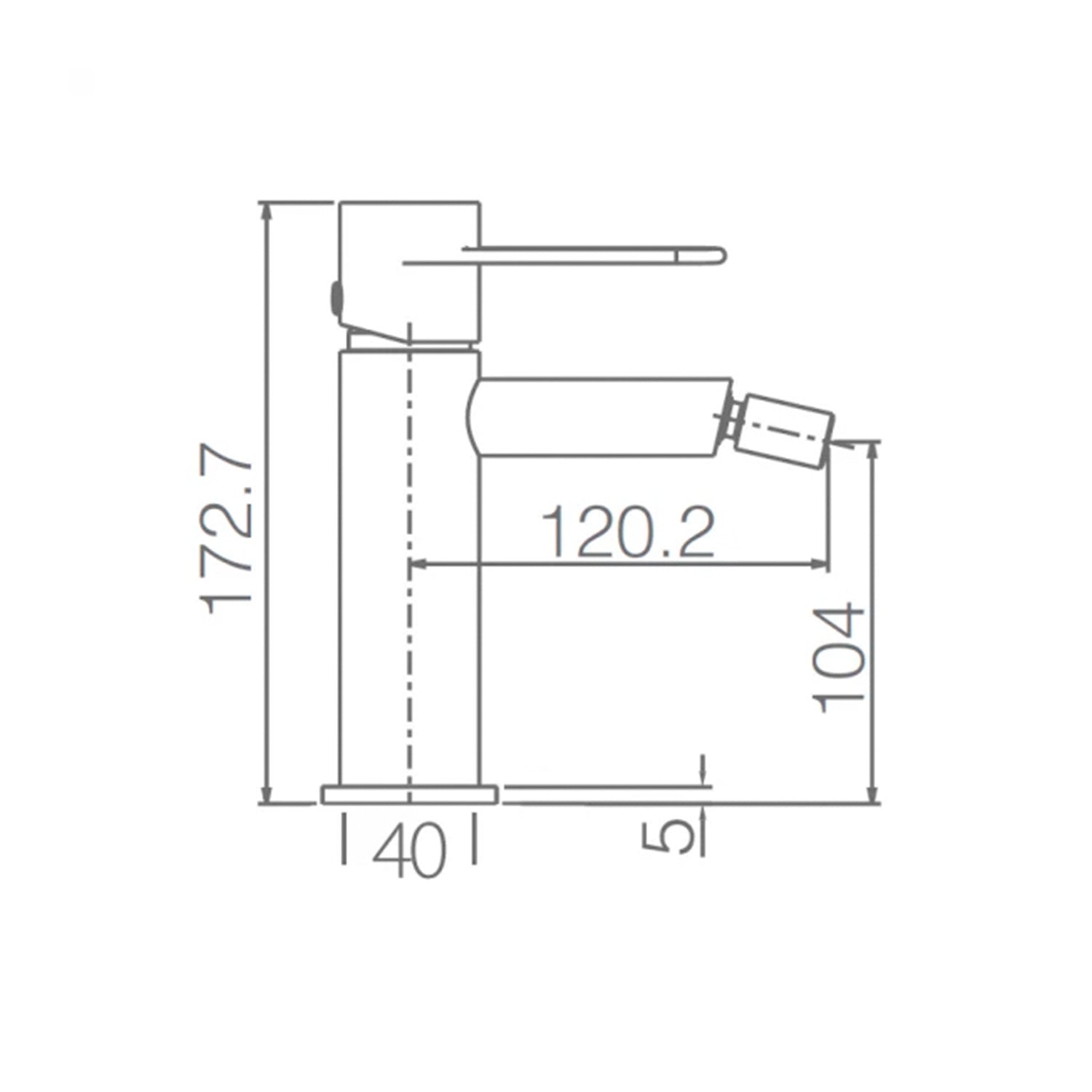 miscelatore bidet milos imex qualita design elegante resisti
