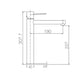miscelatore lavabo alto milos stick eleganza e qualita super