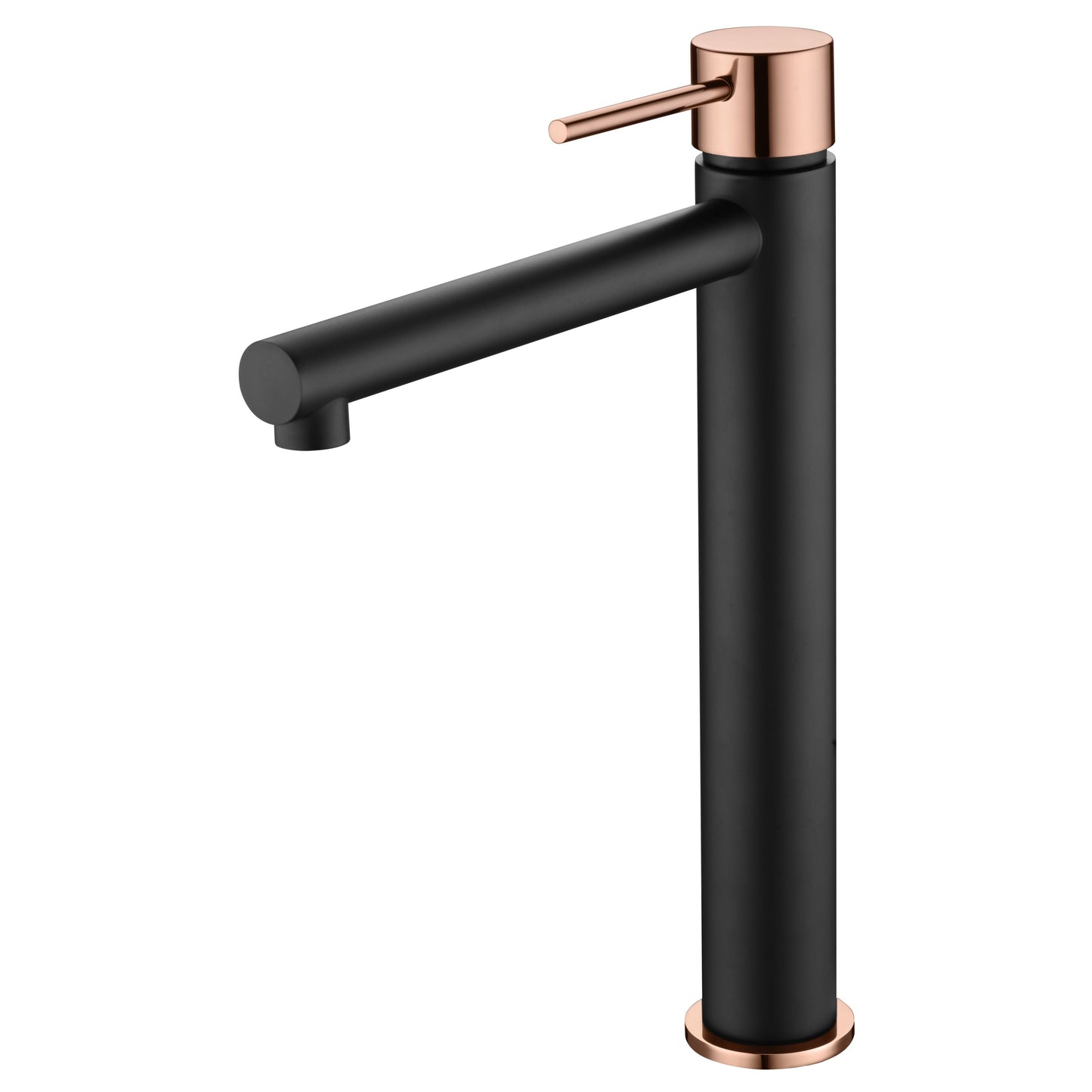 Miscelatore lavabo alto Milos Stick nero