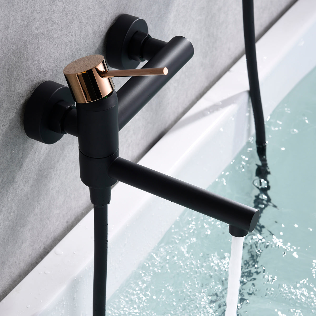 Miscelatore vasca-doccia Milos Stick ner