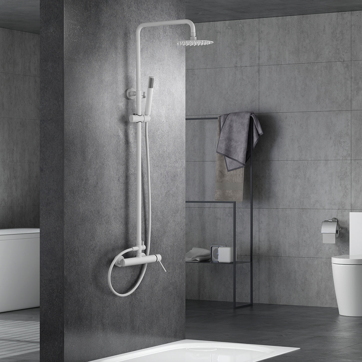 Colonna doccia miscelatore Milos Stick b
