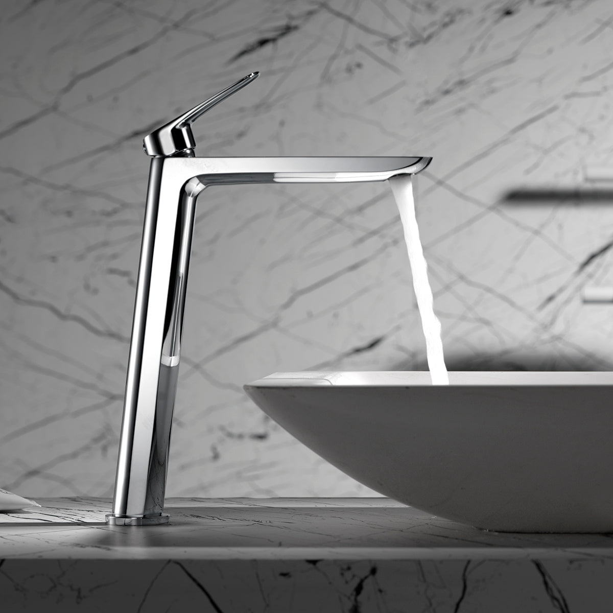 Miscelatore lavabo alto Belgica