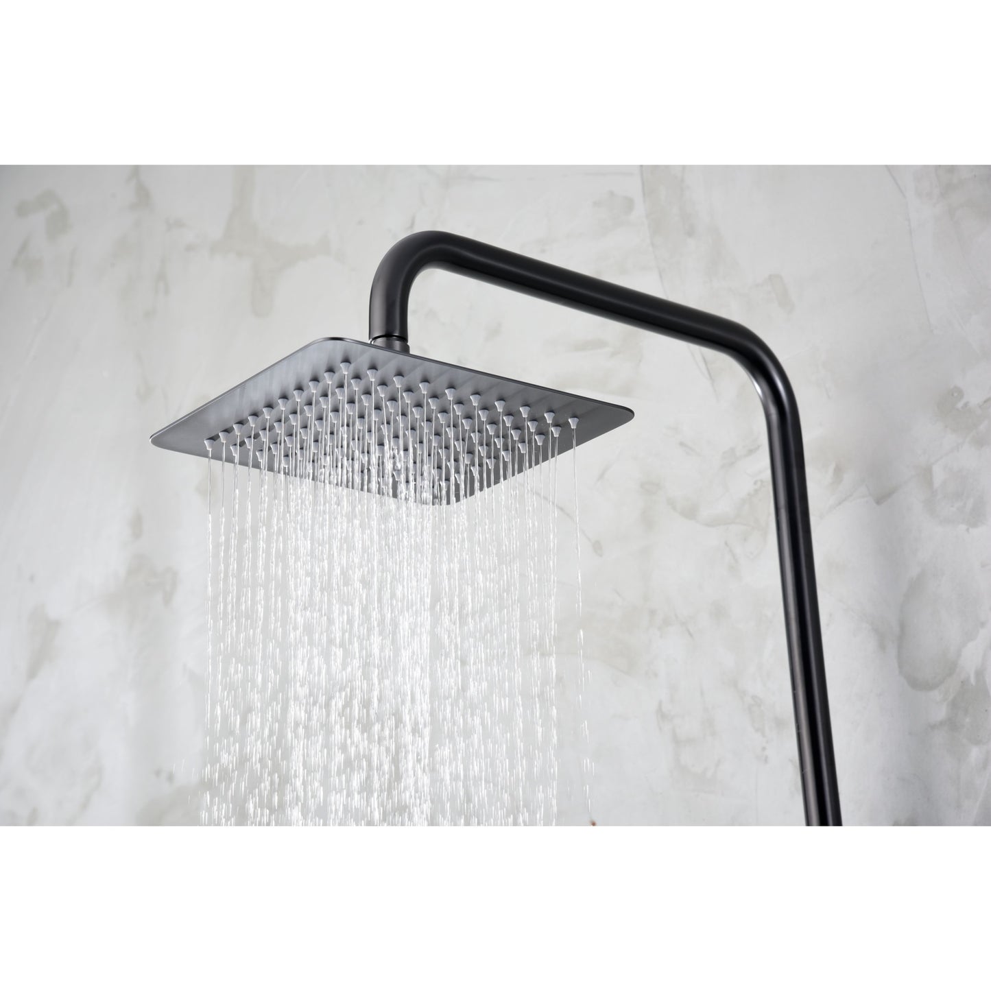 colonna doccia termostatica art black design elegante e dura