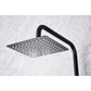 set doccia termostatico art nero opaco design qualita e dura