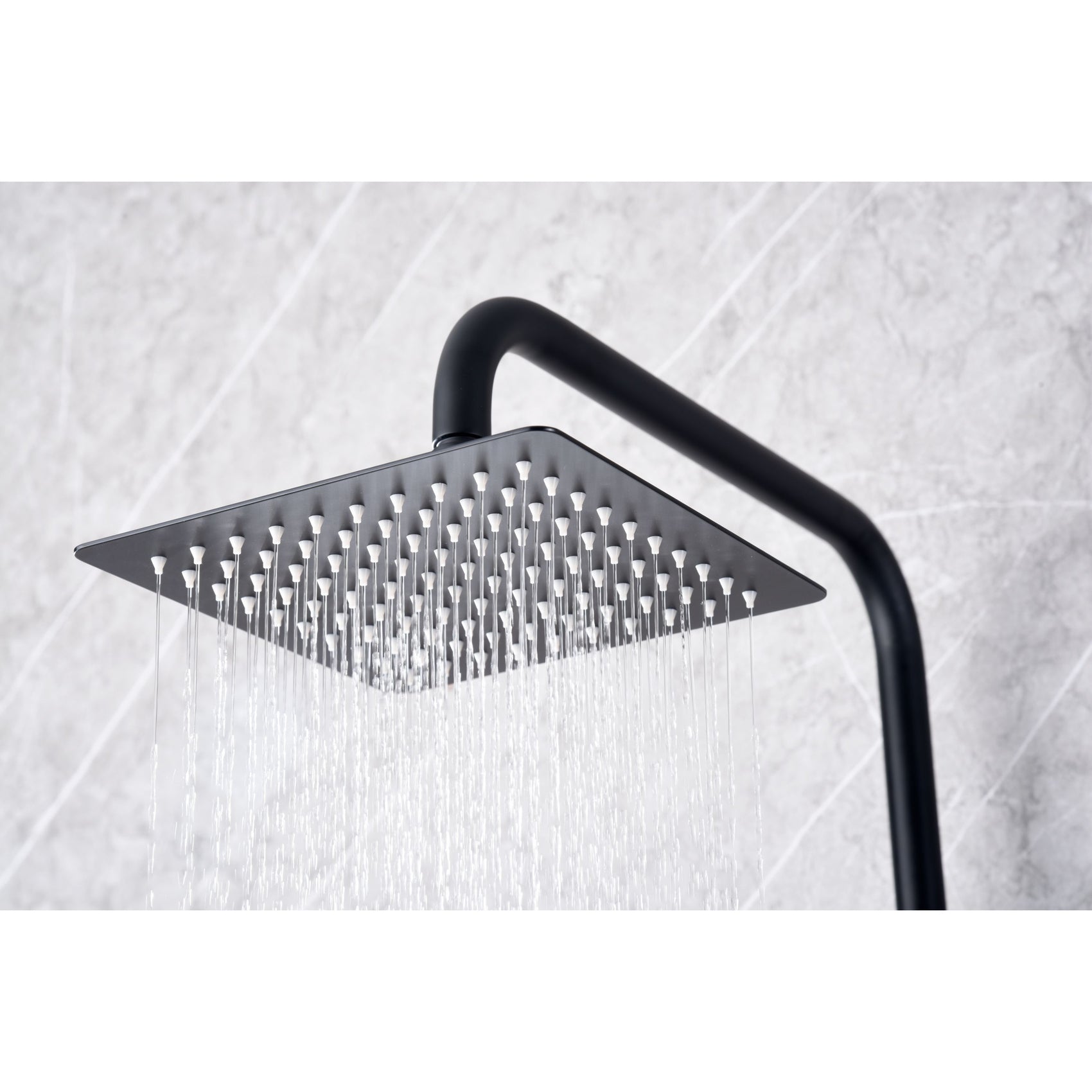 set doccia termostatico art nero opaco design qualita e dura