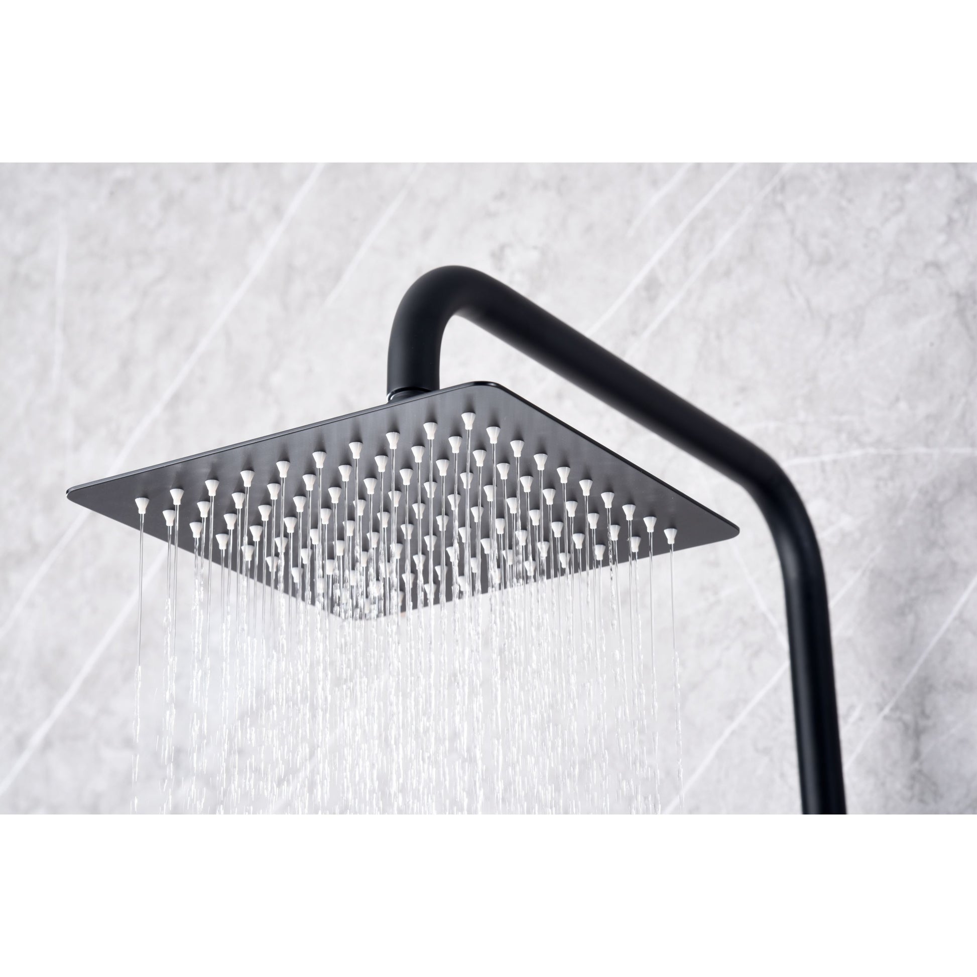 set doccia termostatico art nero opaco design qualita e dura