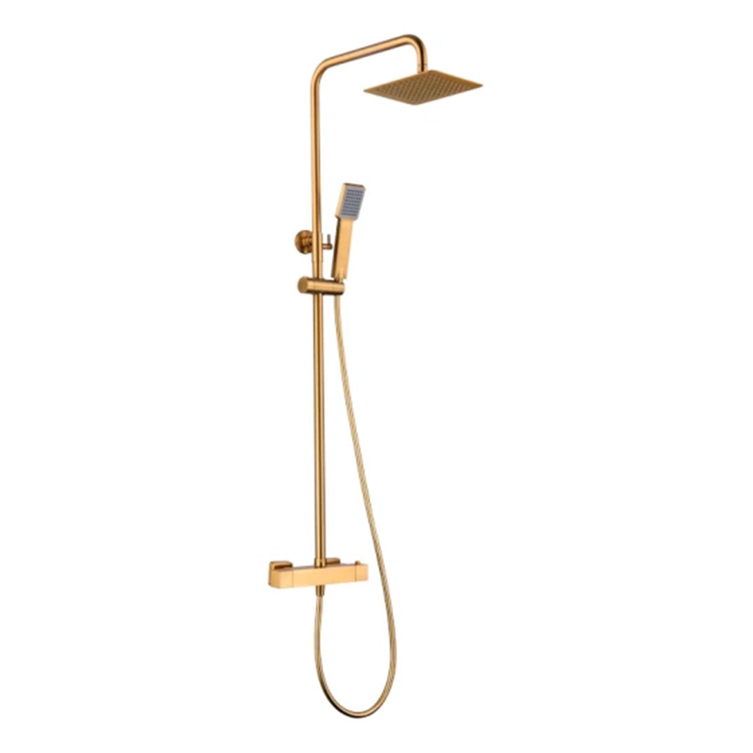 set doccia termostatico art oro spazz resistente ed elegante