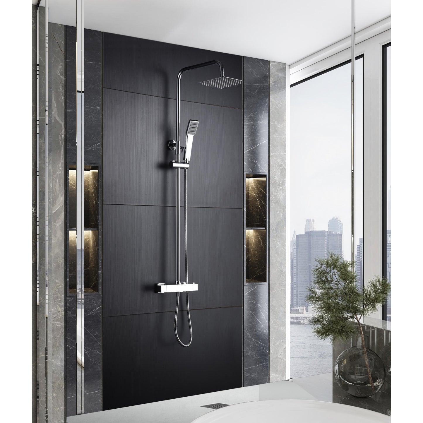 set doccia termostatico imex art qualita design ed eleganza