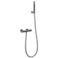 SET DOCCIA TERMOSTATICO BLESS NERO CANNA
