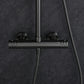 SET DOCCIA TERMOSTATICO BLESS NERO CANNA