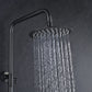 SET DOCCIA TERMOSTATICO BLESS NERO CANNA