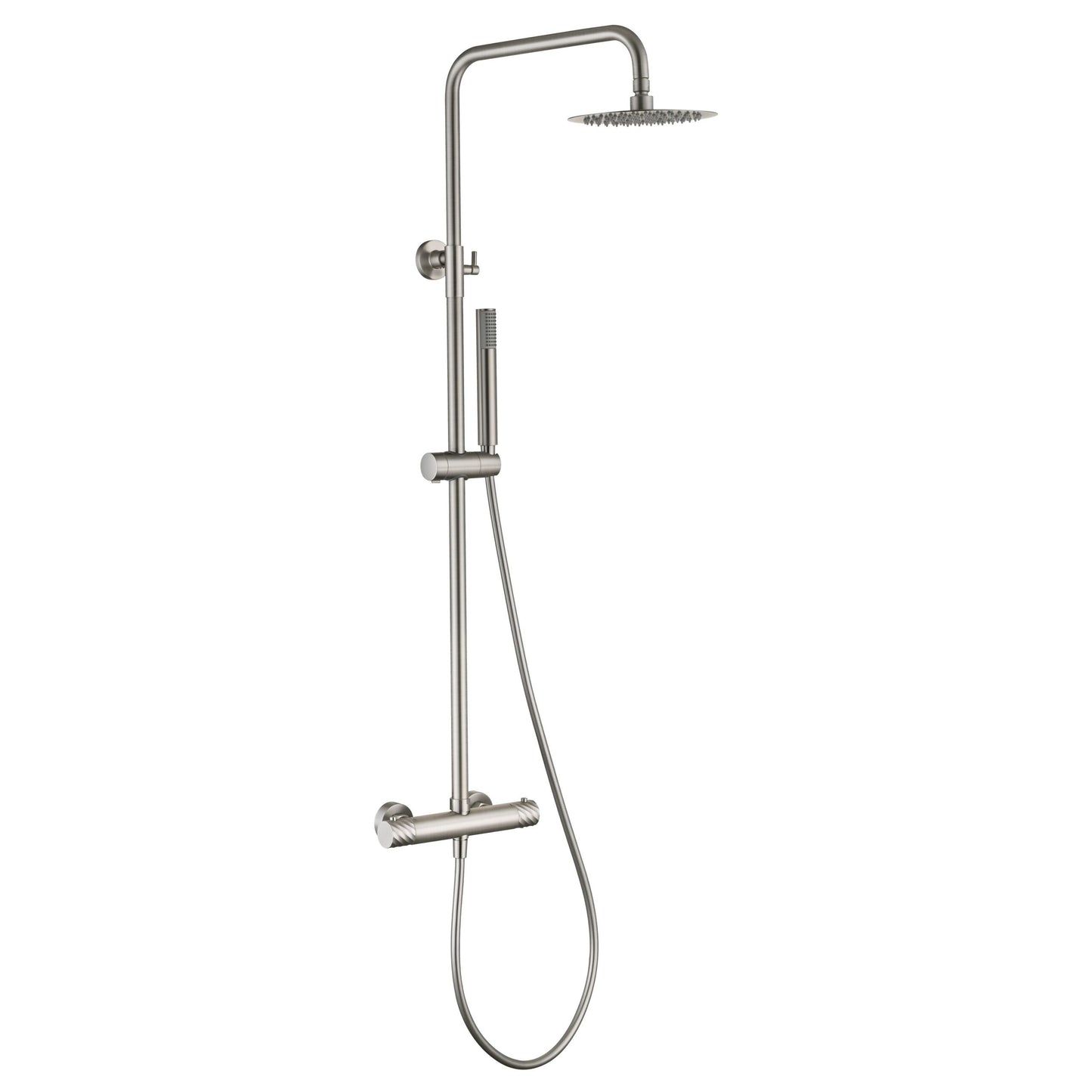 SET DOCCIA TERMOSTATICO BLESS NICKEL SPA