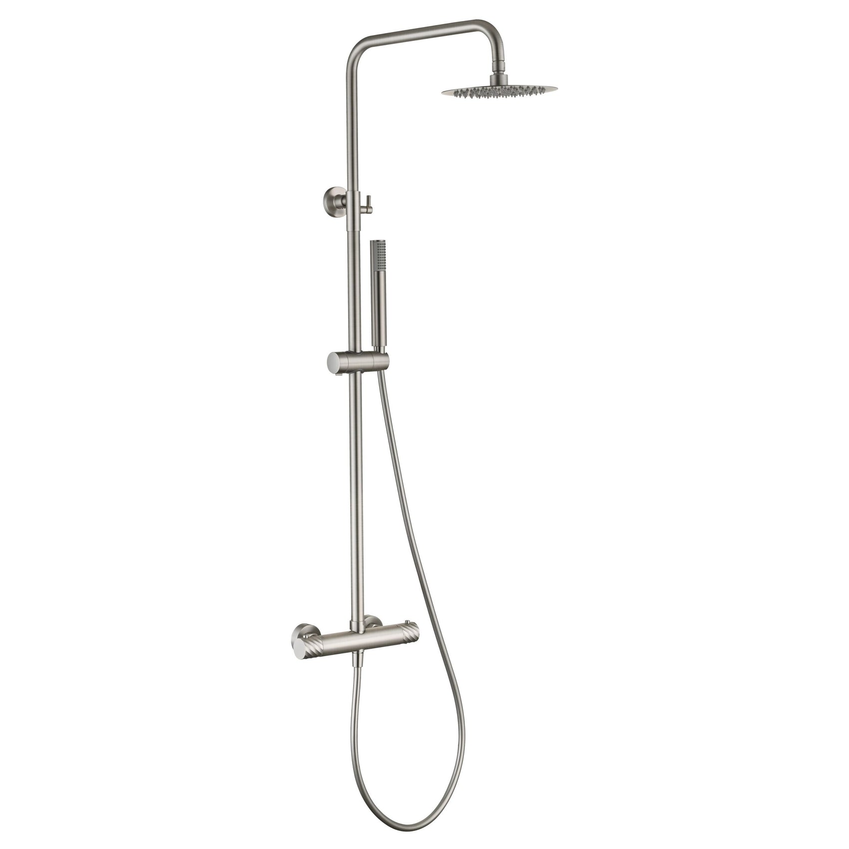 SET DOCCIA TERMOSTATICO BLESS NICKEL SPA