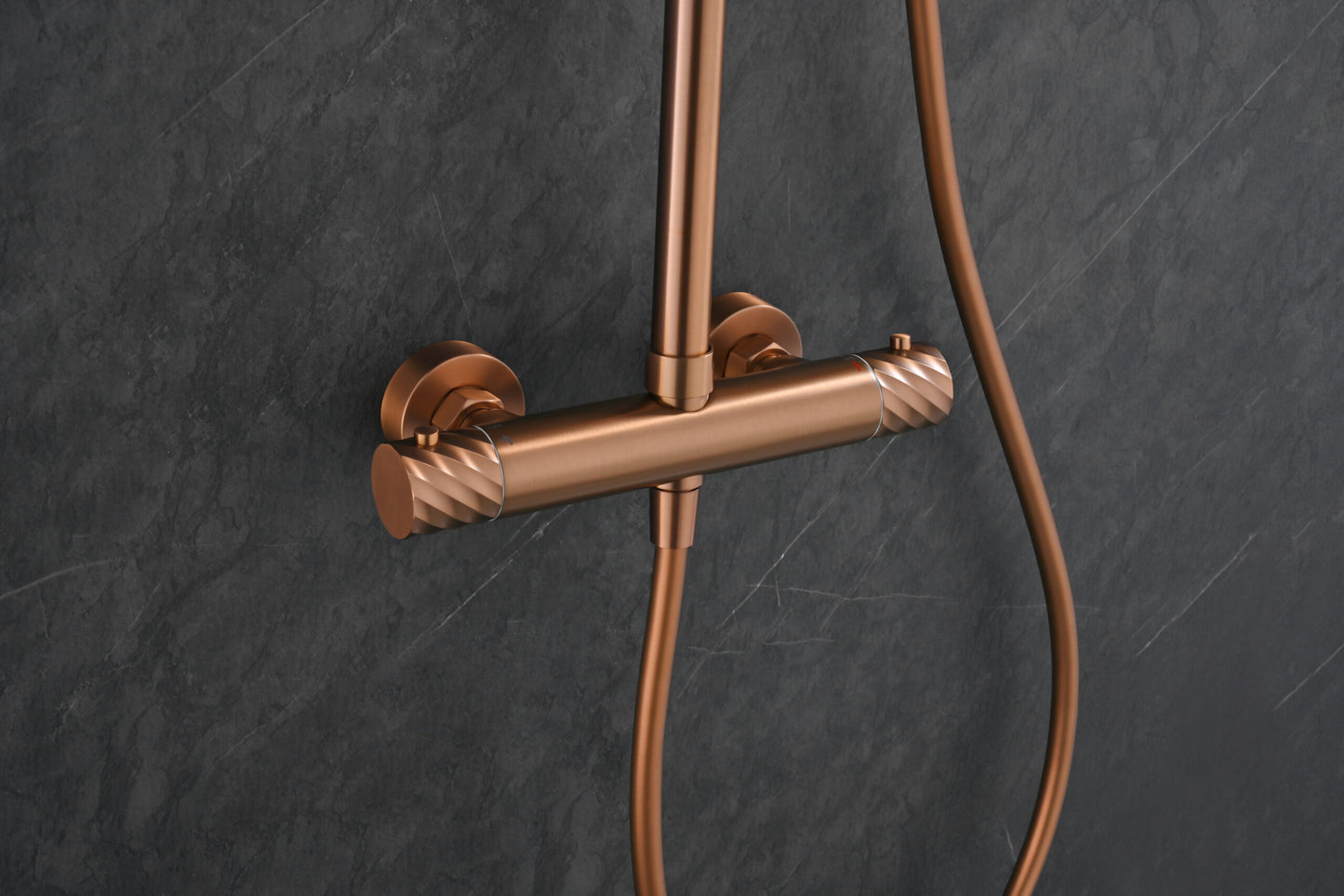 SET DOCCIA TERMOSTATICO BLESS ORO ROSA S