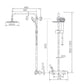 Set doccia termostatica serie Creta asta estensibile