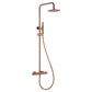 Colonna doccia termostatica oro rosa spazzolato SERIE LINE