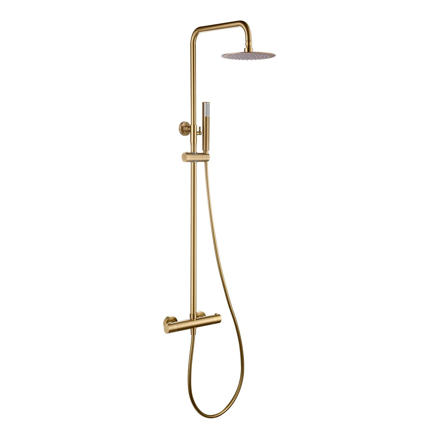Colonna doccia termostatica serie Genova oro spazzolato