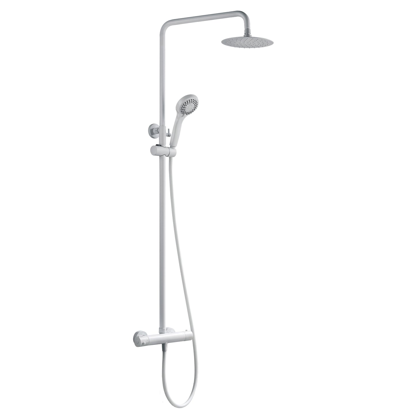 Colonna doccia termostatica Kent bianco