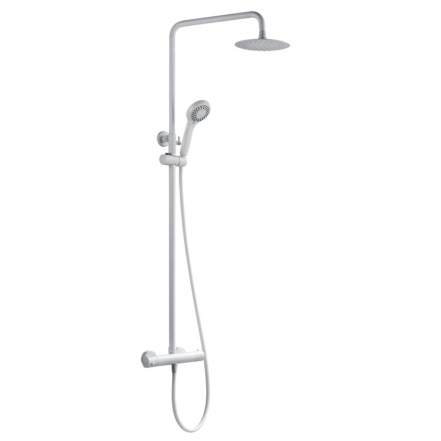 Colonna doccia termostatica Kent bianco