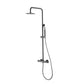 Colonna doccia termostatica Monza black